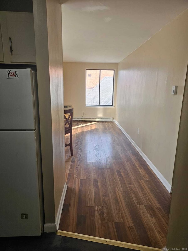 356 Franklin Ave Apt C1, Hartford, CT 06114 - hall featuring dark wood-style flooring