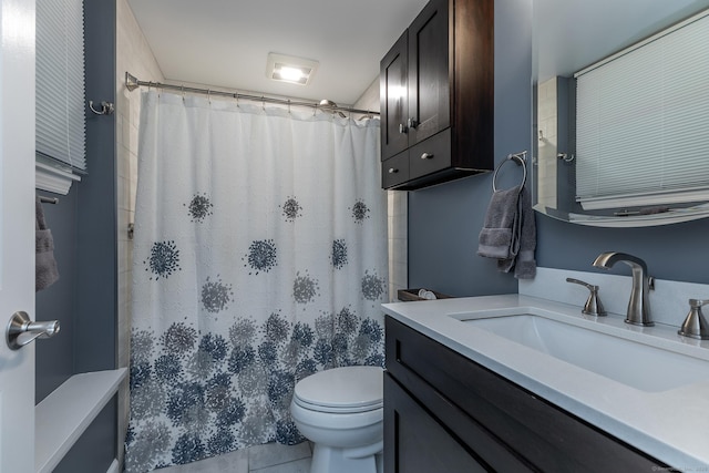 28 Musket Ridge Rd, New Fairfield, CT 06812 - full bath featuring vanity, a shower with shower curtain, and tile patterned floors
