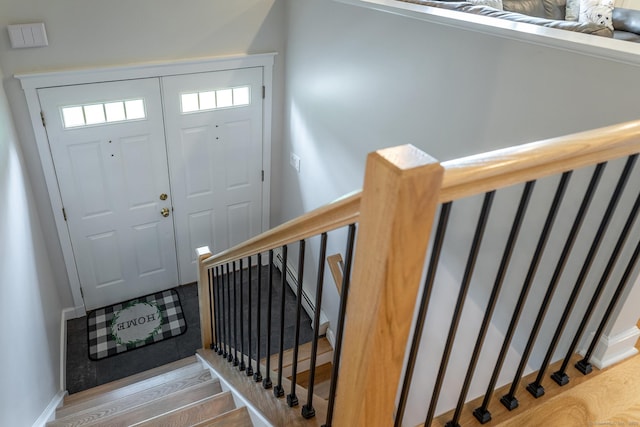 28 Musket Ridge Rd, New Fairfield, CT 06812 - entryway with wood finished floors and baseboards