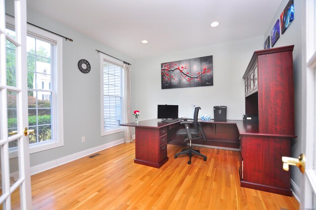 32 Arlington Dr, Avon, CT 06001 - office space with plenty of natural light, light wood-style floors, and recessed lighting
