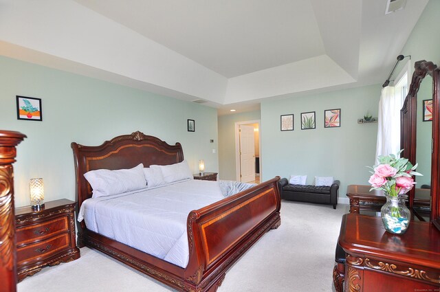 32 Arlington Dr, Avon, CT 06001 - bedroom with light carpet and a tray ceiling