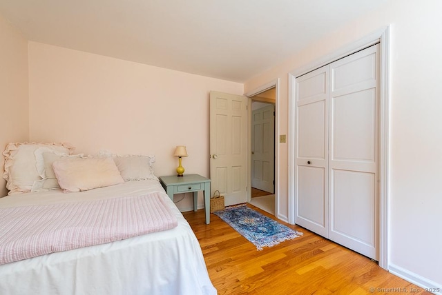6 Trolley Xing, Old Saybrook, CT 06475 - bedroom featuring light wood-style floors and a closet