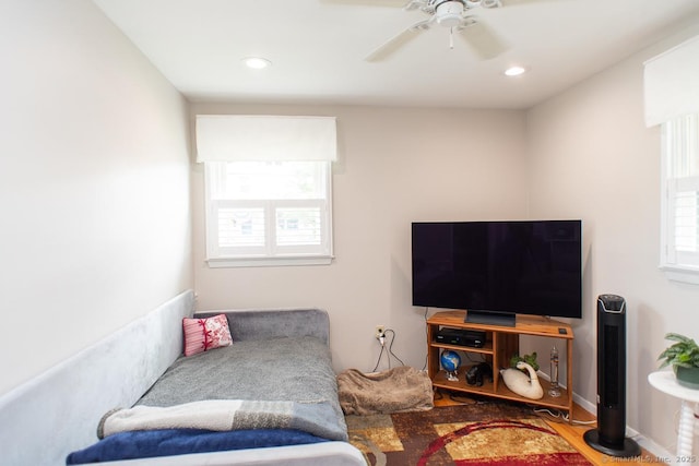 2 Oak Ter, Stratford, CT 06614 - bedroom featuring recessed lighting and ceiling fan