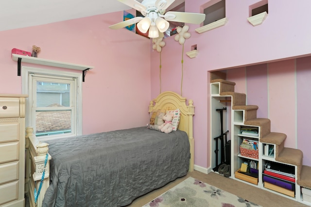 630 Fairview Ave, Bridgeport, CT 06606 - bedroom with carpet and a ceiling fan