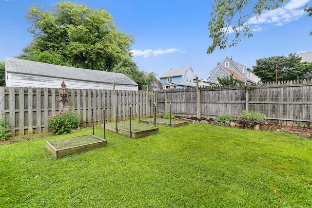 630 Fairview Ave, Bridgeport, CT 06606 - fenced yard with a garden