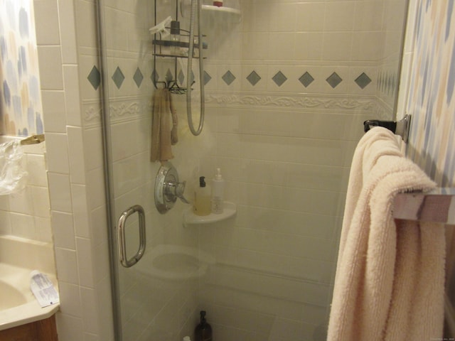 21 Kingswood Rd, Danbury, CT 06811 - bathroom featuring a shower stall and vanity