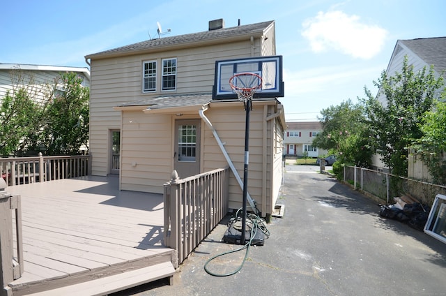 954 Birmingham St, Bridgeport, CT 06606 - back of house with a deck