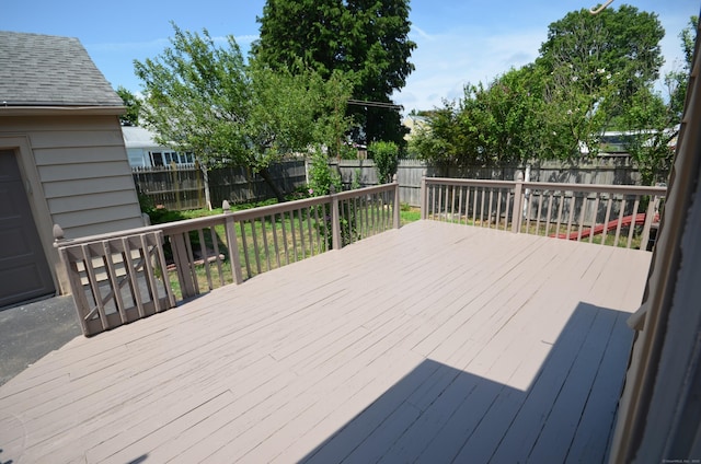 954 Birmingham St, Bridgeport, CT 06606 - wooden deck featuring a fenced backyard