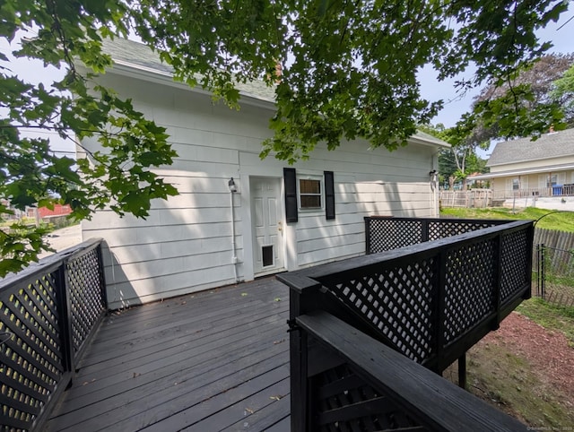18 Highland St, Plainfield, CT 06354 - view of deck