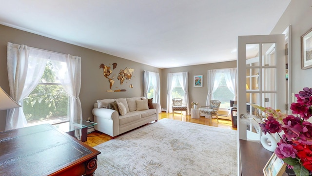 803 Grassy Hill Rd, Orange, CT 06477 - living room featuring wood finished floors