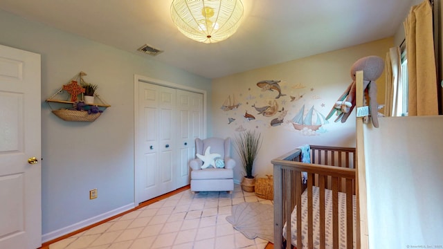 803 Grassy Hill Rd, Orange, CT 06477 - bedroom featuring a closet and a nursery area