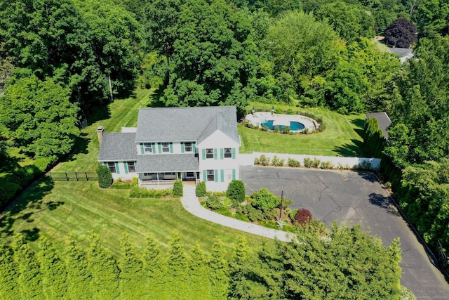 803 Grassy Hill Rd, Orange, CT 06477 - view from above of property featuring a forest