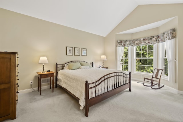 39 Emily Way Unit 39, West Hartford, CT 06107 - bedroom featuring vaulted ceiling and light colored carpet