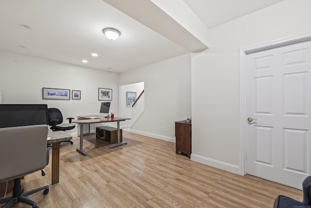 39 Emily Way Unit 39, West Hartford, CT 06107 - office with light wood-type flooring and recessed lighting