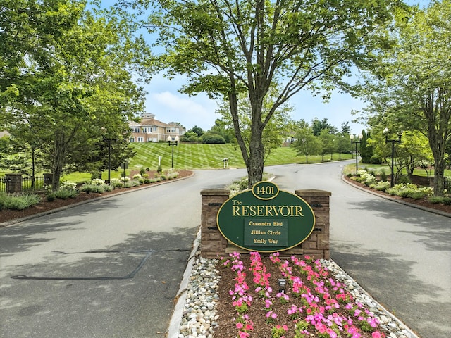 39 Emily Way Unit 39, West Hartford, CT 06107 - view of asphalt road with street lighting and curbs