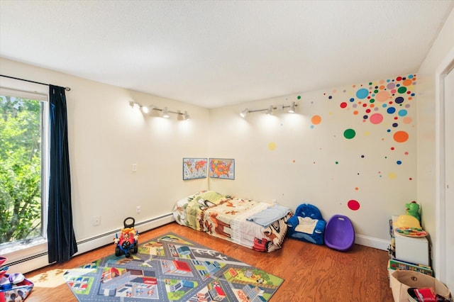 80 Tuckie Rd, Windham, CT 06280 - bedroom featuring wood finished floors and rail lighting