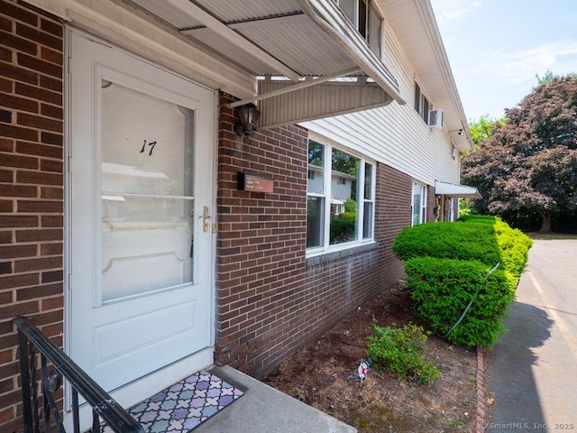 466 Middeltown Ave Unit 17, New Haven, CT 06513 - doorway to property with brick siding