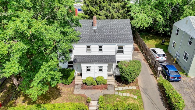 83 Woodlawn Cir E, Hartford, CT 06108 - view from above of property