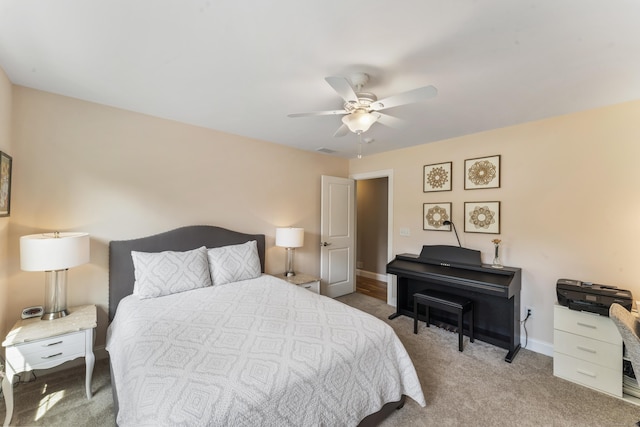 233 Ichabod Rd, Southbury, CT 06488 - bedroom with carpet and a ceiling fan