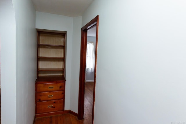 234 Vergason Ave, Norwich, CT 06360 - hall featuring wood finished floors and baseboards