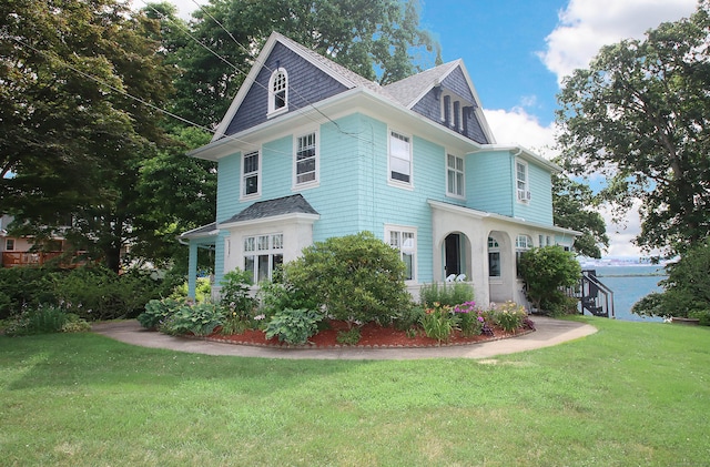 1 Best View Rd, Waterford, CT 06375 - view of front of property featuring a front lawn and roof with shingles