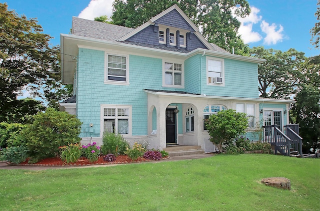 1 Best View Rd, Waterford, CT 06375 - view of front of home with a front yard and a shingled roof