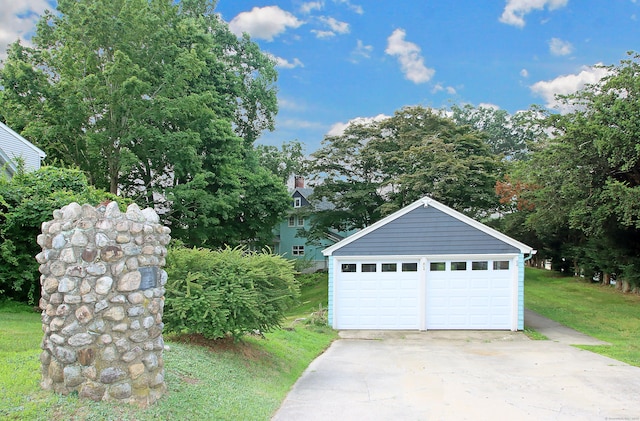 1 Best View Rd, Waterford, CT 06375 - detached garage featuring view of scattered trees