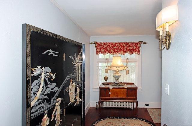 1 Best View Rd, Waterford, CT 06375 - corridor with crown molding and wood finished floors