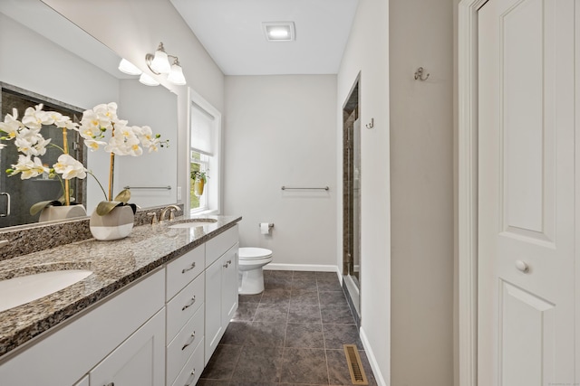 31 Old Oak Ct, Southington, CT 06489 - full bathroom with double vanity and a shower stall