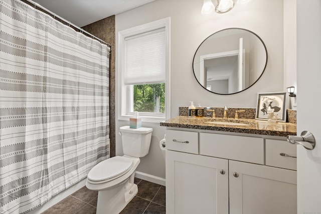 31 Old Oak Ct, Southington, CT 06489 - full bathroom featuring vanity, tile patterned flooring, and curtained shower
