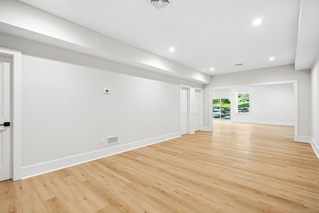 28 Pin Oak Ct, Westport, CT 06880 - spare room with recessed lighting and light wood-type flooring