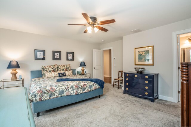 21 Hendricks Ln, Simsbury, CT 06070 - carpeted bedroom featuring ceiling fan and baseboards