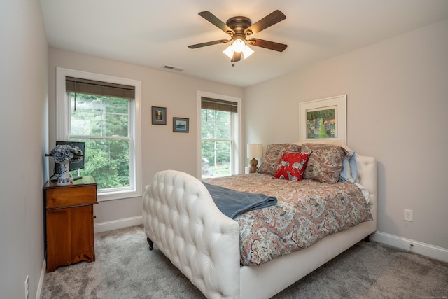 21 Hendricks Ln, Simsbury, CT 06070 - bedroom with carpet flooring and ceiling fan