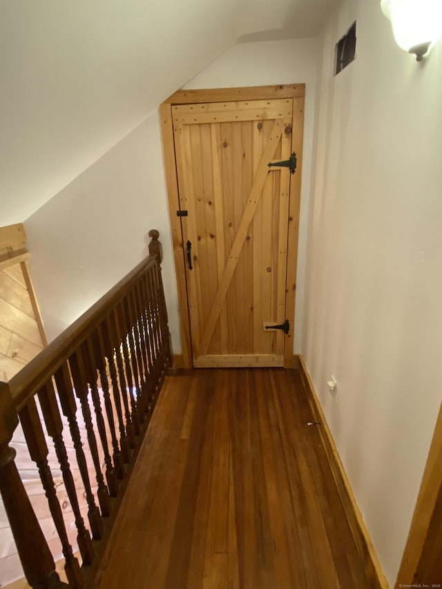 28 Union St, Plymouth, CT 06786 - hallway featuring wood finished floors and lofted ceiling