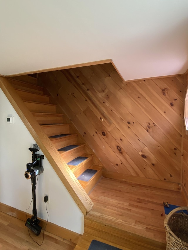 28 Union St, Plymouth, CT 06786 - stairway featuring wood finished floors and baseboards
