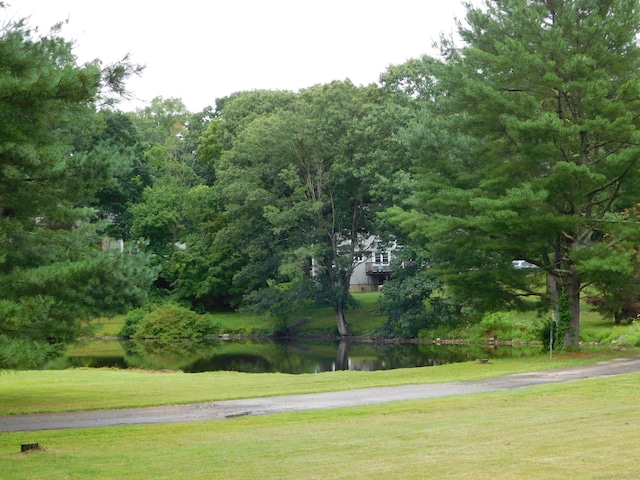 472 Saw Mill Rd, Guilford, CT 06437 - surrounding community with a water view and a yard