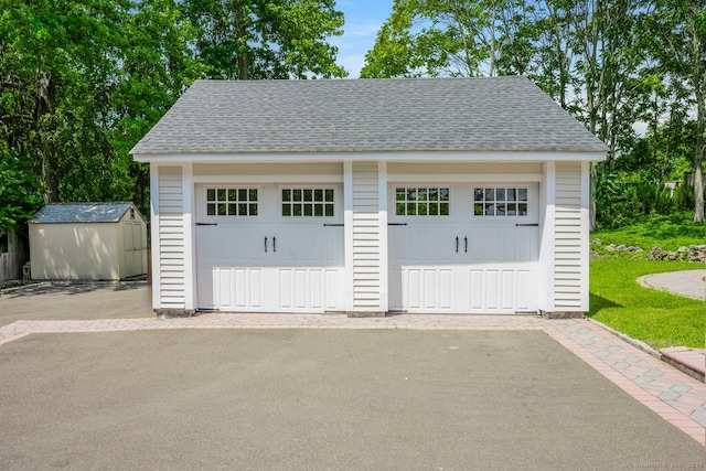 254 W Ave, Darien, CT 06820 - detached garage with a storage shed