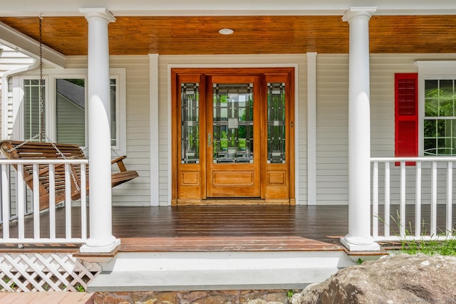 254 W Ave, Darien, CT 06820 - entrance to property with a porch