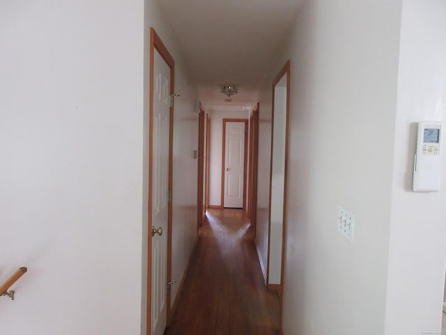 11 Ledgewood Dr, Ledyard, CT 06335 - hallway featuring wood finished floors and baseboards