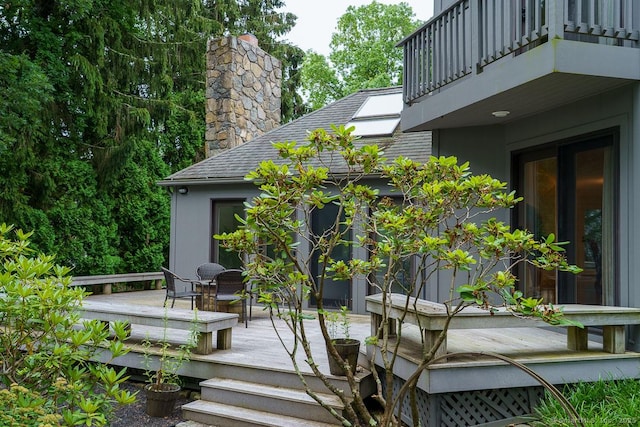 19 Money Point Rd, Stonington, CT 06355 - view of wooden terrace