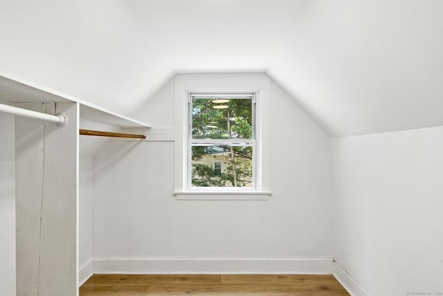 780 Park Ave, Windsor, CT 06095 - spacious closet featuring wood finished floors and lofted ceiling