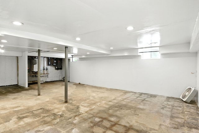 780 Park Ave, Windsor, CT 06095 - basement with recessed lighting