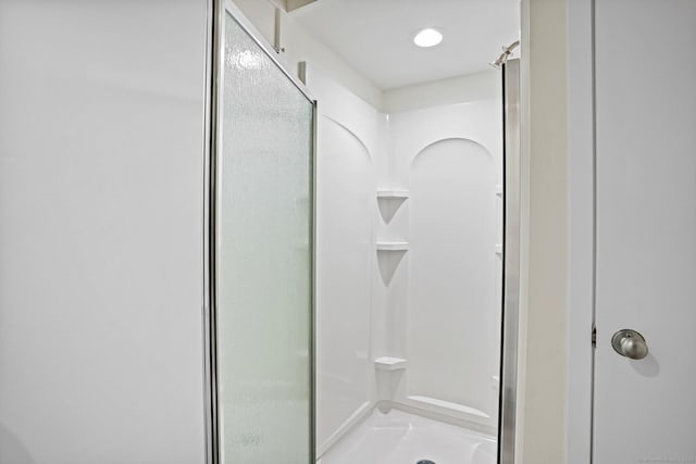 241 Heritage Vlg Unit C, Southbury, CT 06488 - bathroom featuring a shower stall