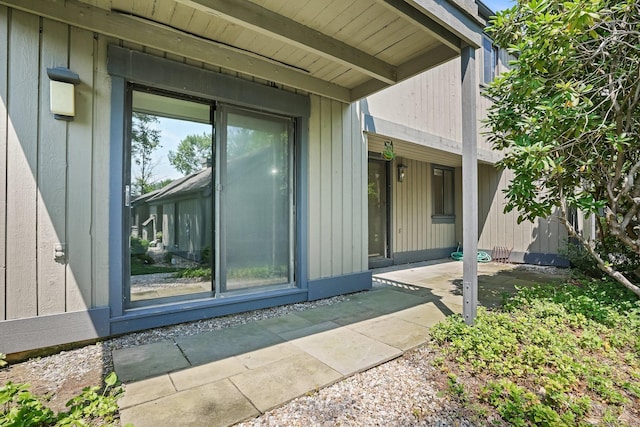 241 Heritage Vlg Unit C, Southbury, CT 06488 - doorway to property with a patio