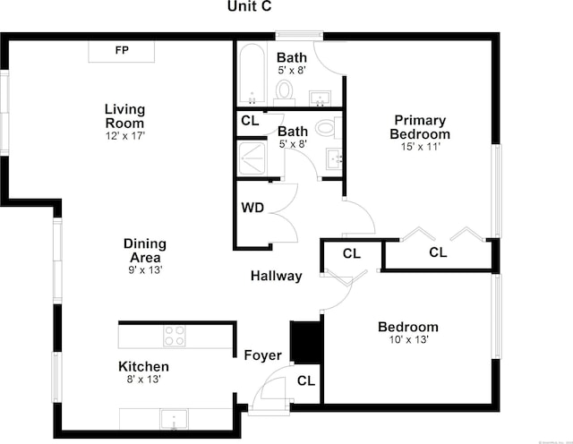 241 Heritage Vlg Unit C, Southbury, CT 06488 - view of room layout