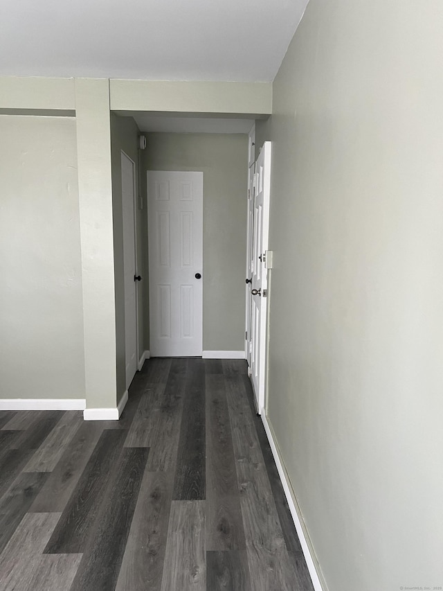 401 Granfield Ave Unit C Bldg 2, Bridgeport, CT 06610 - hallway with dark wood-type flooring