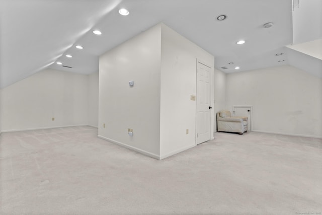 50 Middlebrooks Ave, Trumbull, CT 06611 - bonus room with recessed lighting, vaulted ceiling, and carpet floors