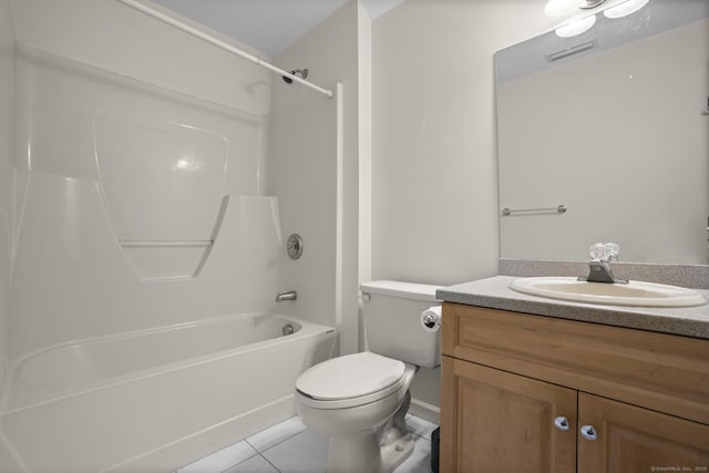 50 Middlebrooks Ave, Trumbull, CT 06611 - bathroom featuring vanity, tile patterned floors, and shower / bath combination