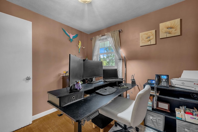 34 Fleming Ct, Groton, CT 06340 - home office featuring wood finished floors and baseboards