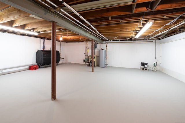 198 N Timber Ln, Cheshire, CT 06410 - unfinished below grade area featuring heating fuel and water heater